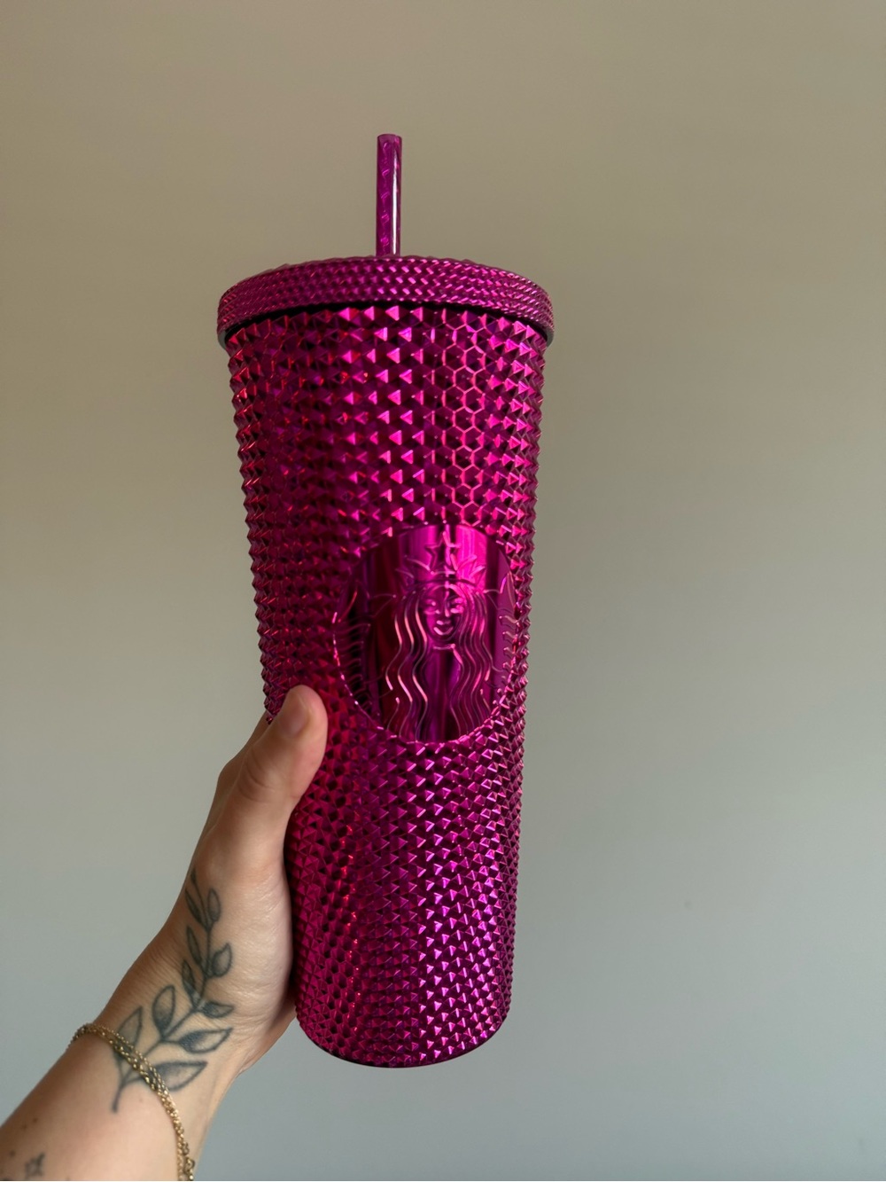 Starbucks Metallic Fuchsia tumbler